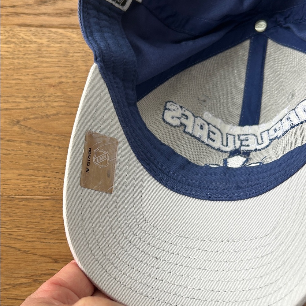 Reebok Toronto Maple Leafs Blue and White Baseball Cap - Picture 7 of 8